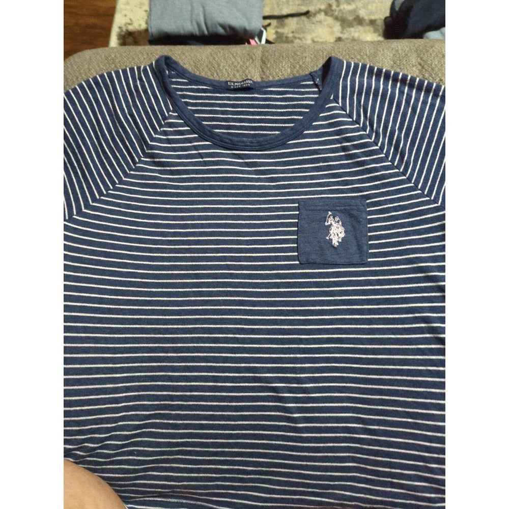VTG U.S. Polo Assn. Shirt Women's No Size(L?) Single Stitch 90s XL Pink Pony
